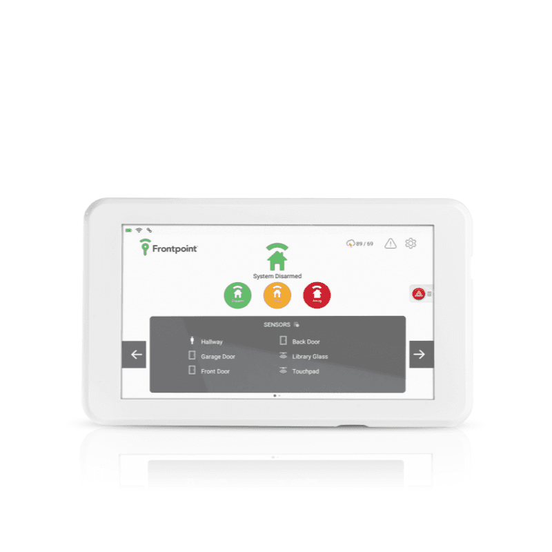 Frontpoint Touchscreen front view