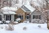 Picture of House Covered in Snow